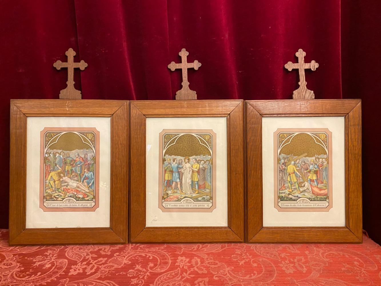 14 Gothic - style Stations Of The Cross