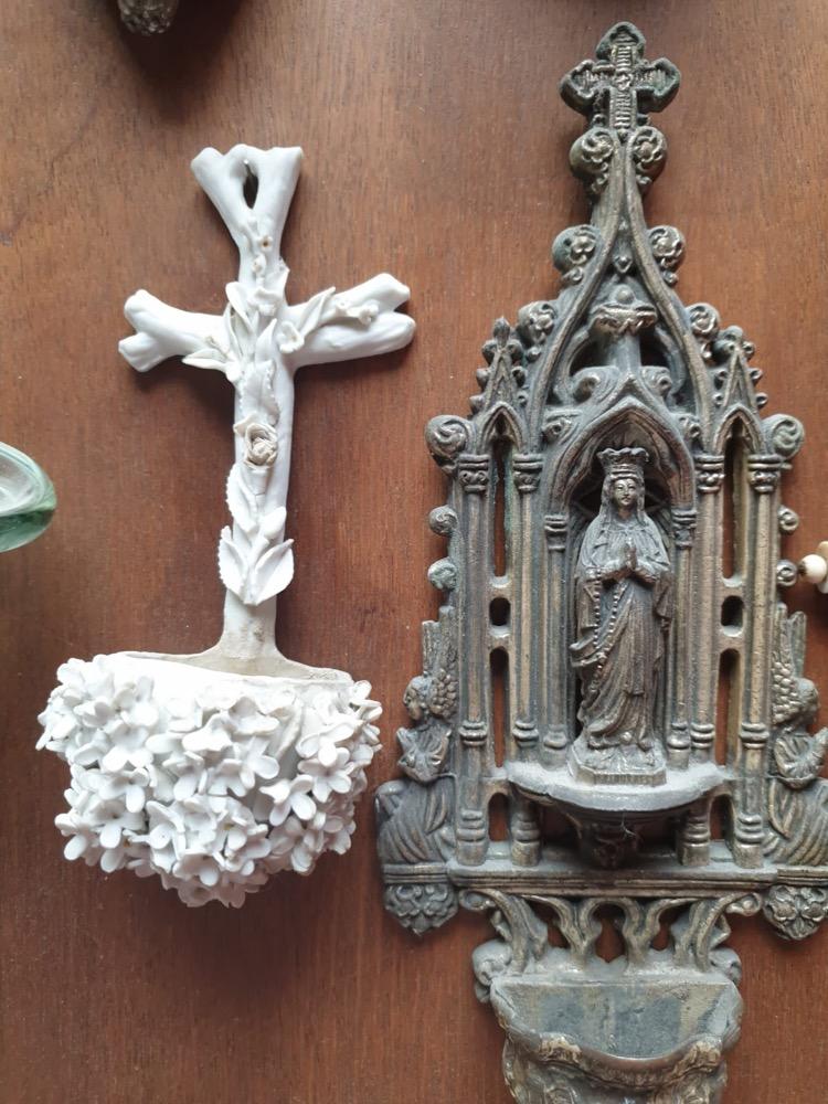 150  Collection Of Antique Holy Water Holders