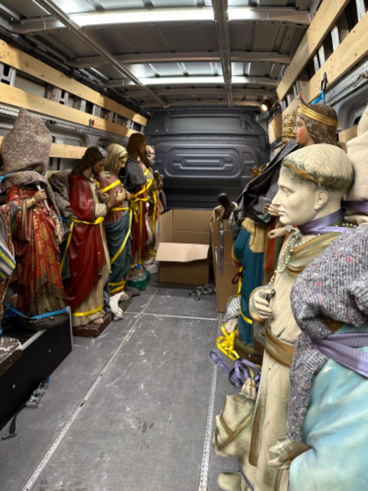 150  Formerly Private Collection Statues Restauration Needed !