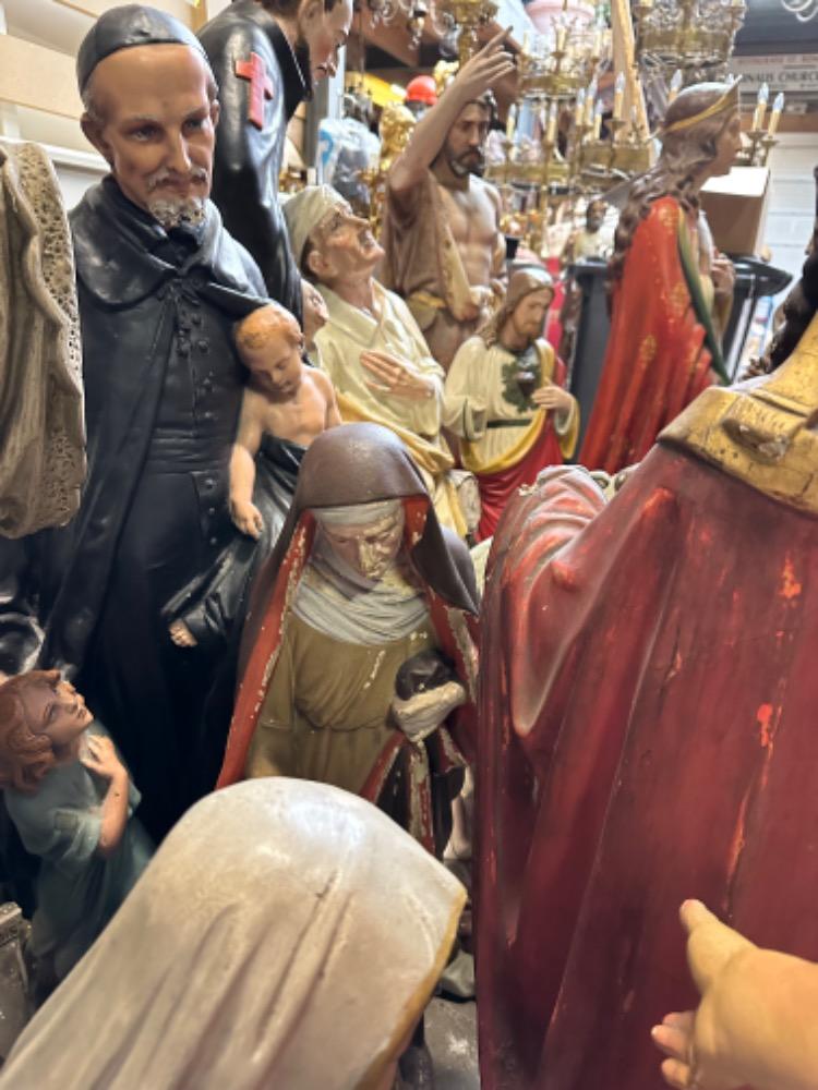 150  Formerly Private Collection Statues Restauration Needed !