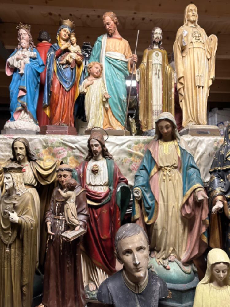 150  Formerly Private Collection Statues Restauration Needed !