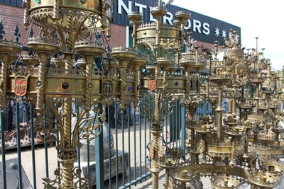 Candle Holders en Bronze , Belgium and France 19th century