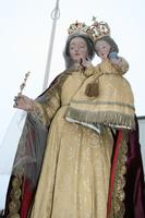 Stake - Madonna en WOOD OAK, Belgium 19th century