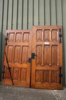 Church Doors en OAK, Dutch 19 th century