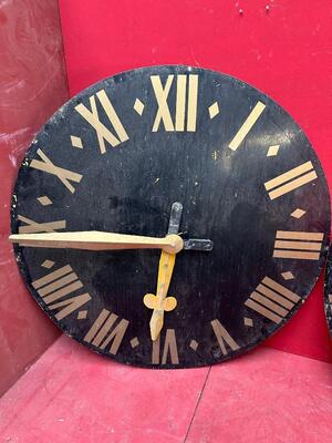 2  Clock Faces Church Tower