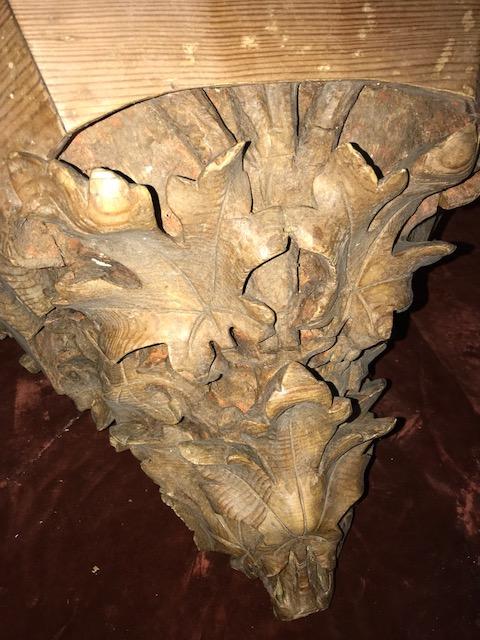 2 Gothic - style Pedestals