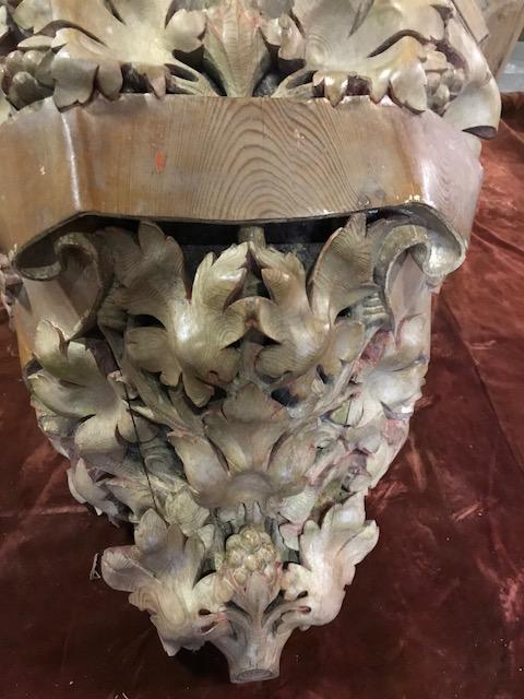 2 Gothic - style Pedestals