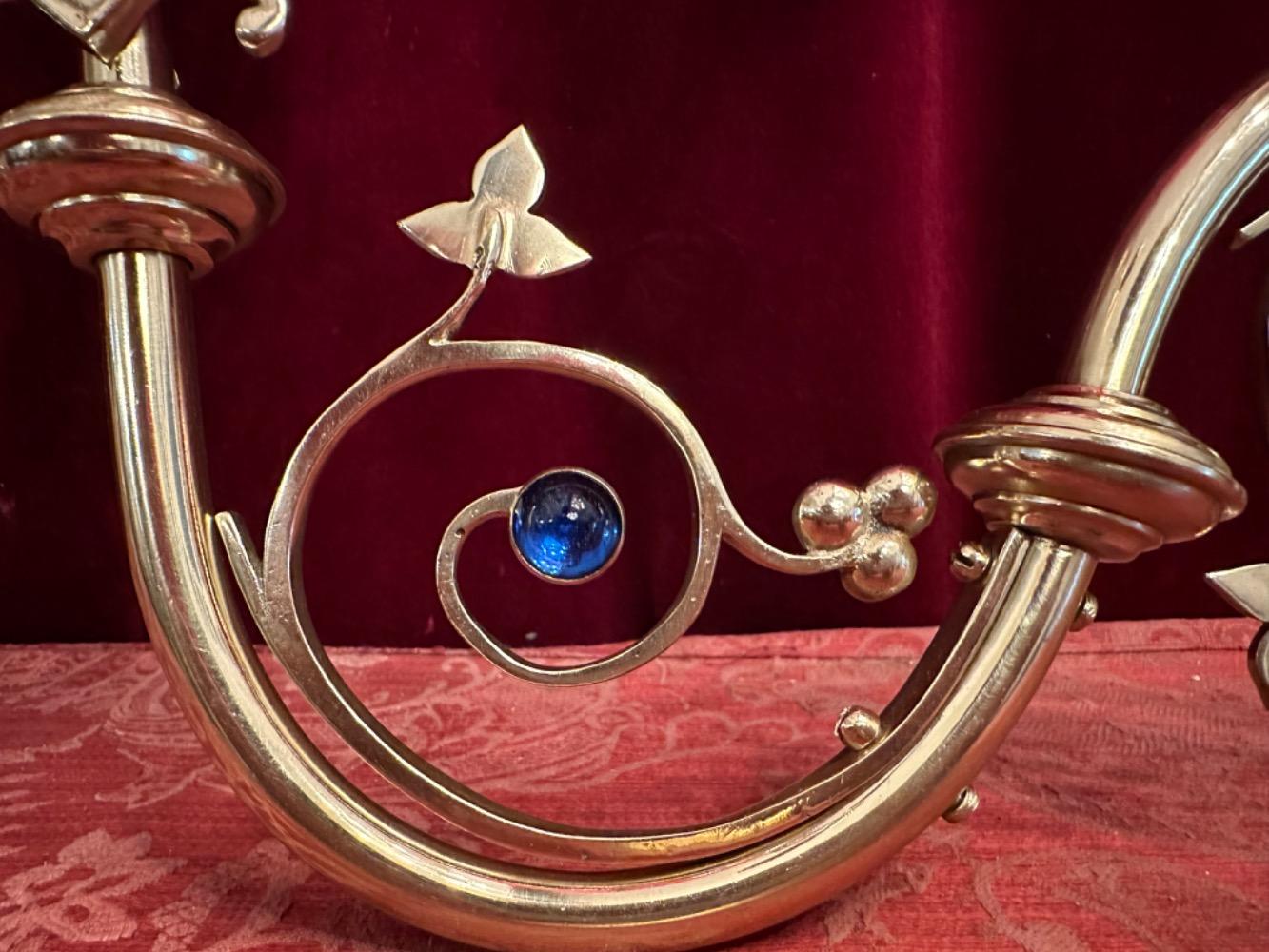 2 Gothic - Style Wall - Candle Holders