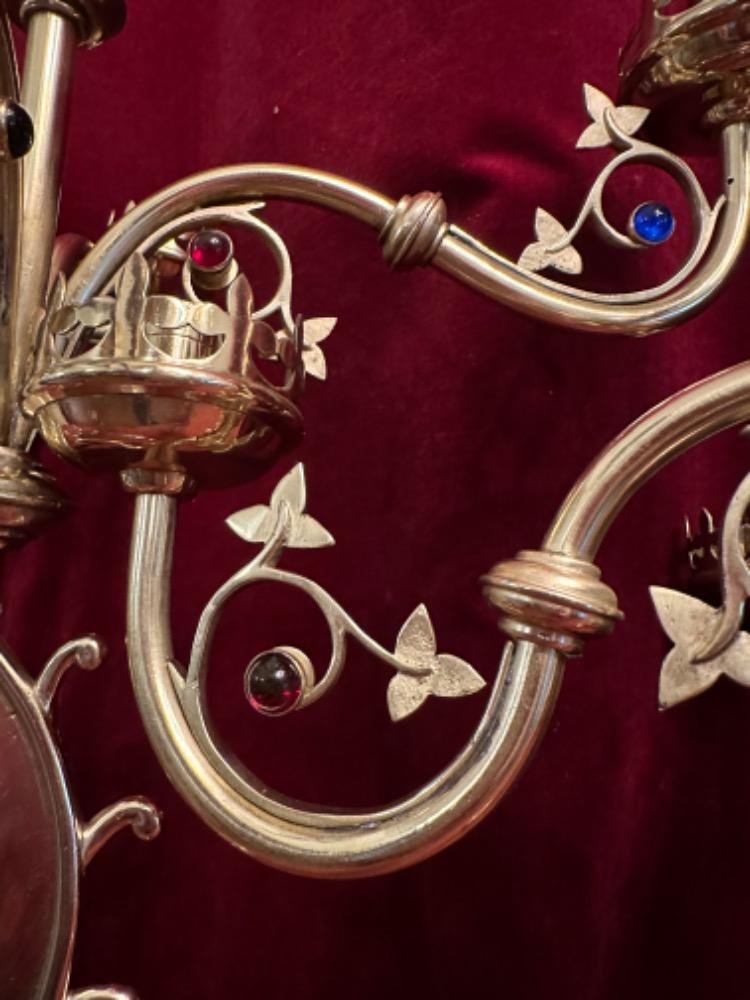 2 Gothic - Style Wall - Candle Holders