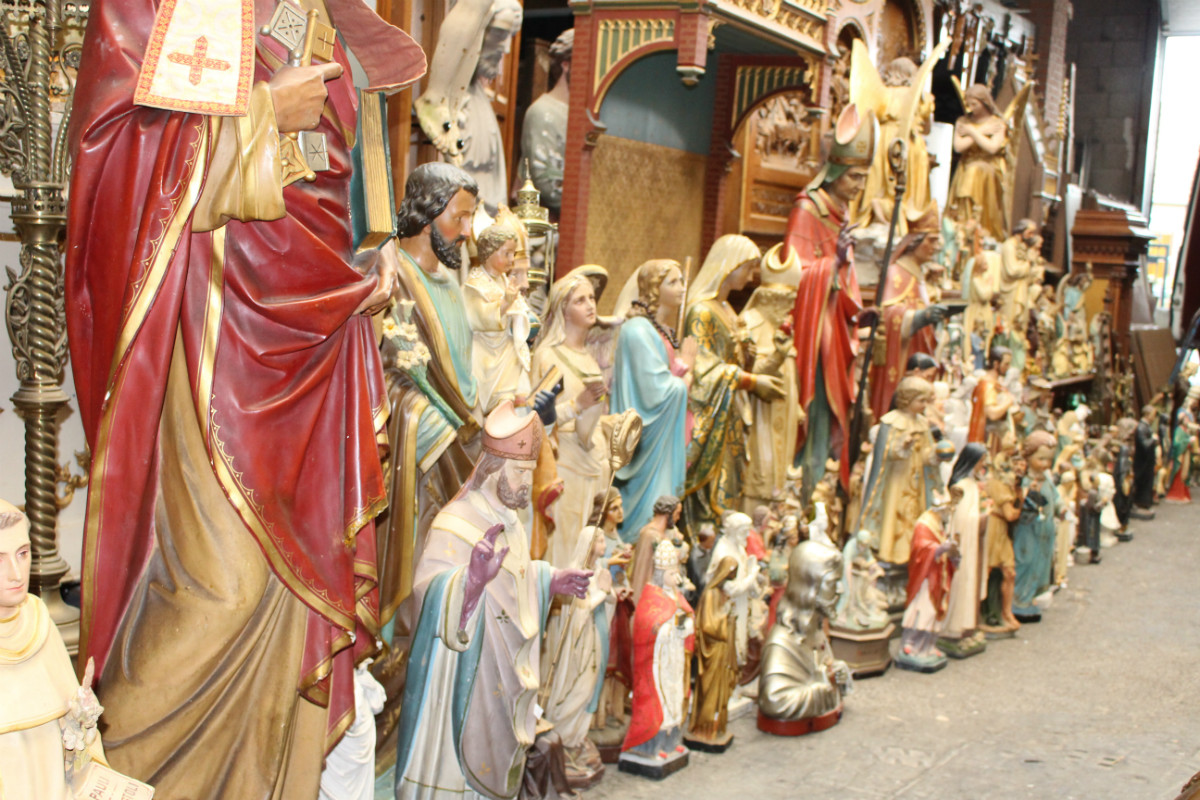 230  Large Collection Of Statues