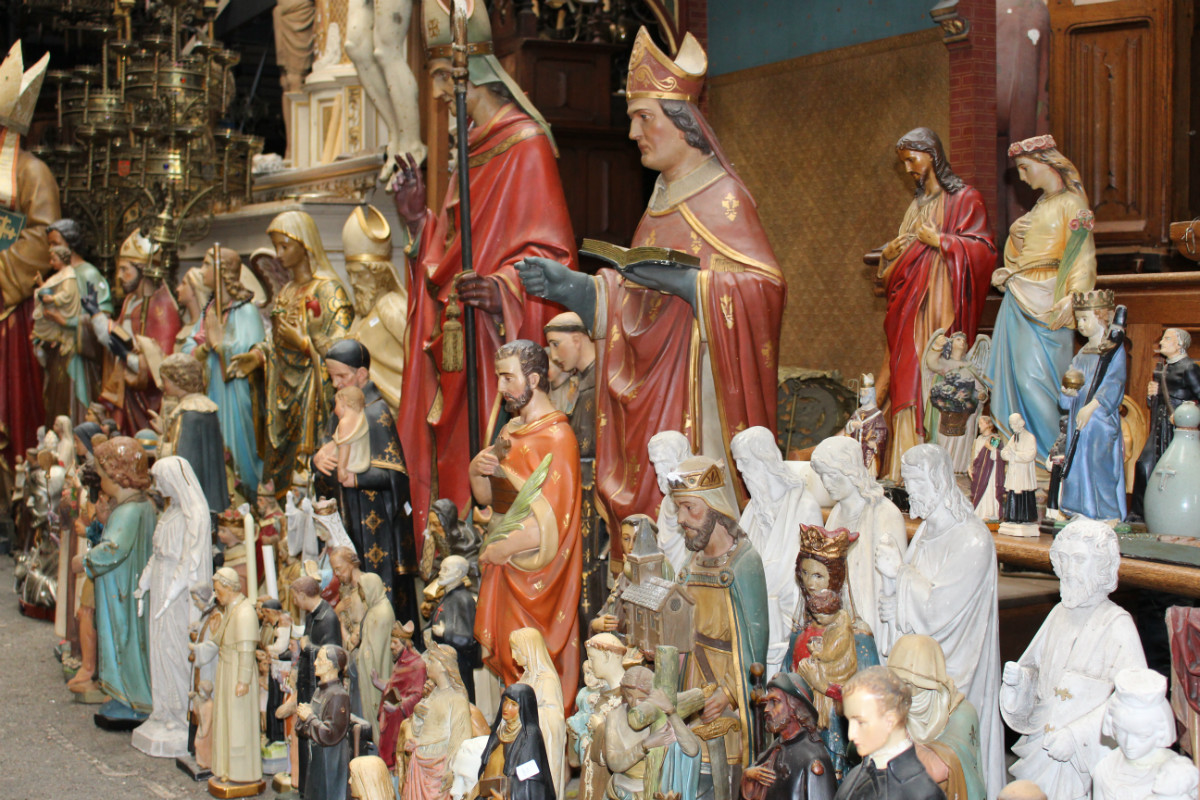 230  Large Collection Of Statues