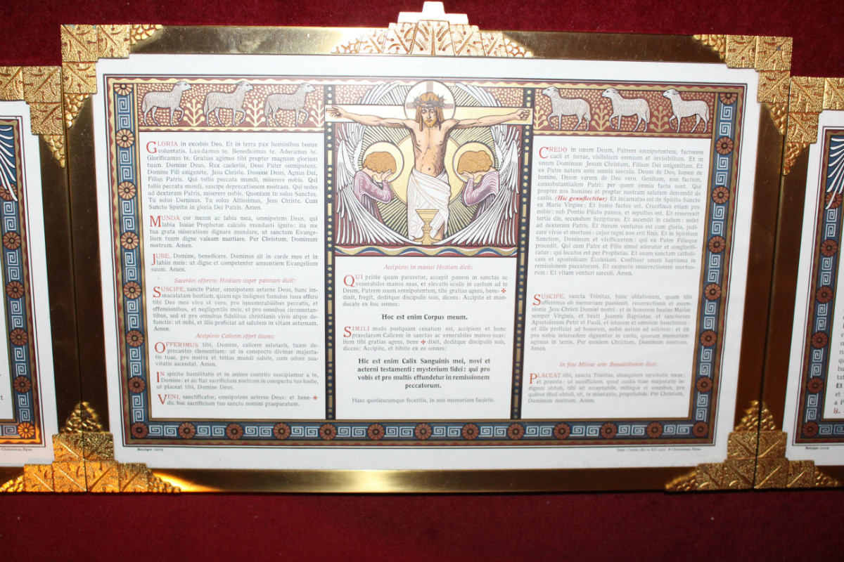 3 ART - DECO Canon Boards Measures : 1 X 43 Xm X 32 Cm - 2 X 26 Cm X 20 Cm.