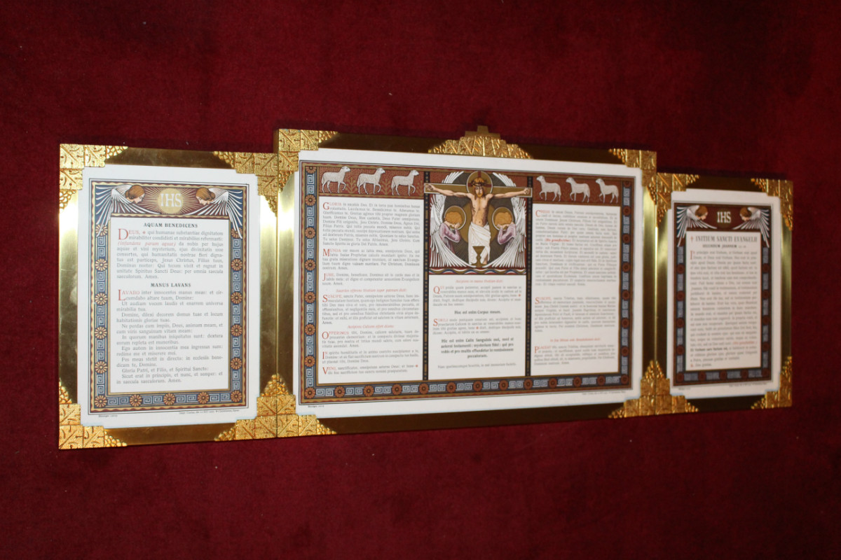 3 ART - DECO Canon Boards Measures : 1 X 43 Xm X 32 Cm - 2 X 26 Cm X 20 Cm.