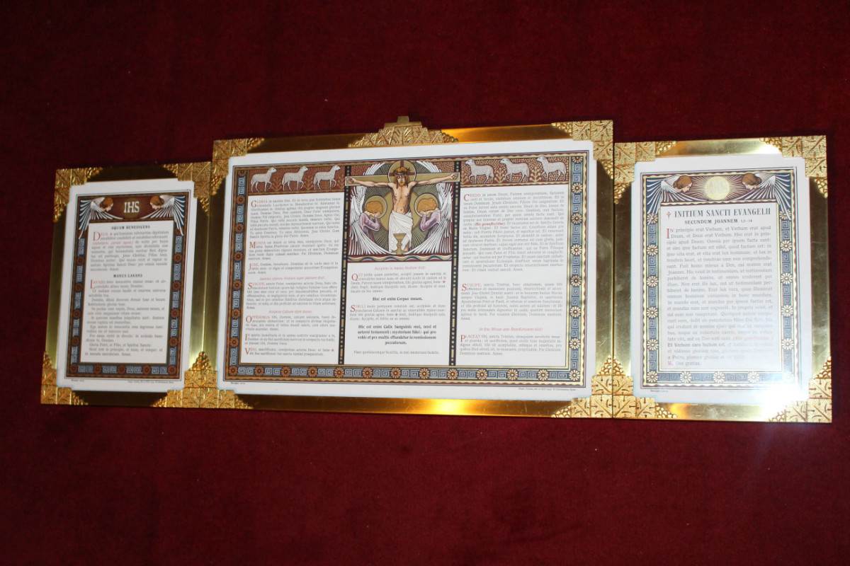 3 ART - DECO Canon Boards Measures : 1 X 43 Xm X 32 Cm - 2 X 26 Cm X 20 Cm.