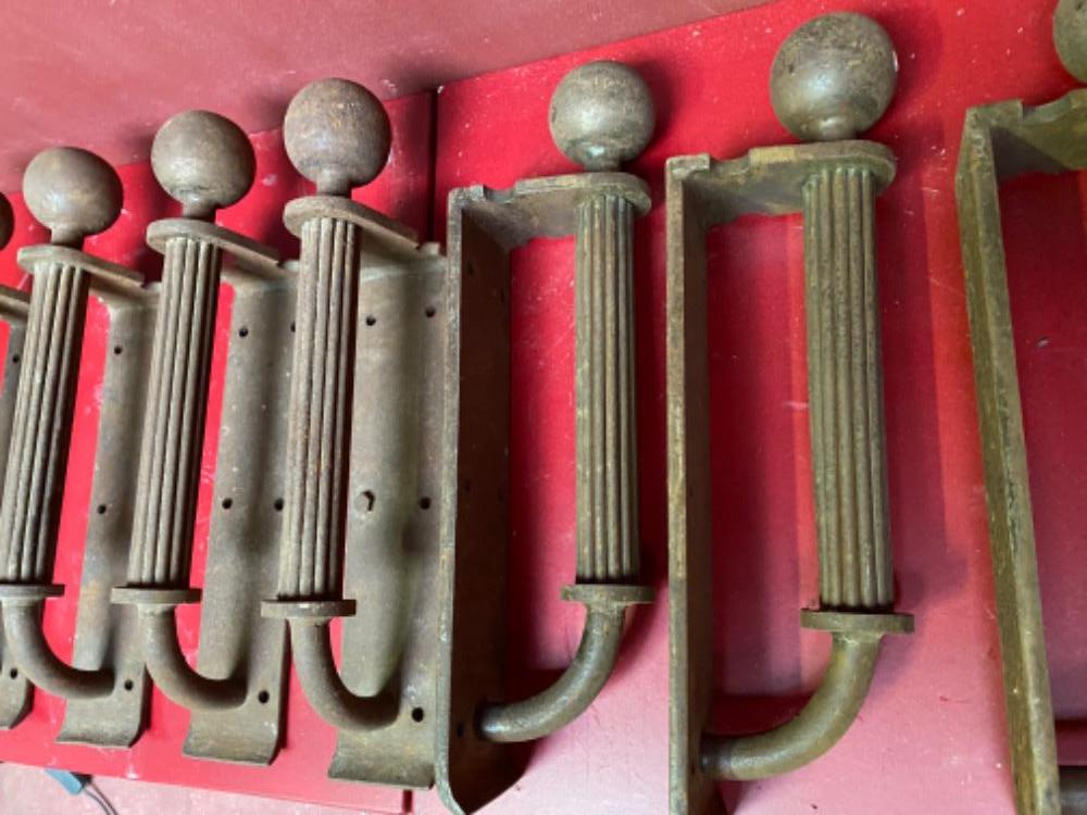 3 art - deco Church Door Handle