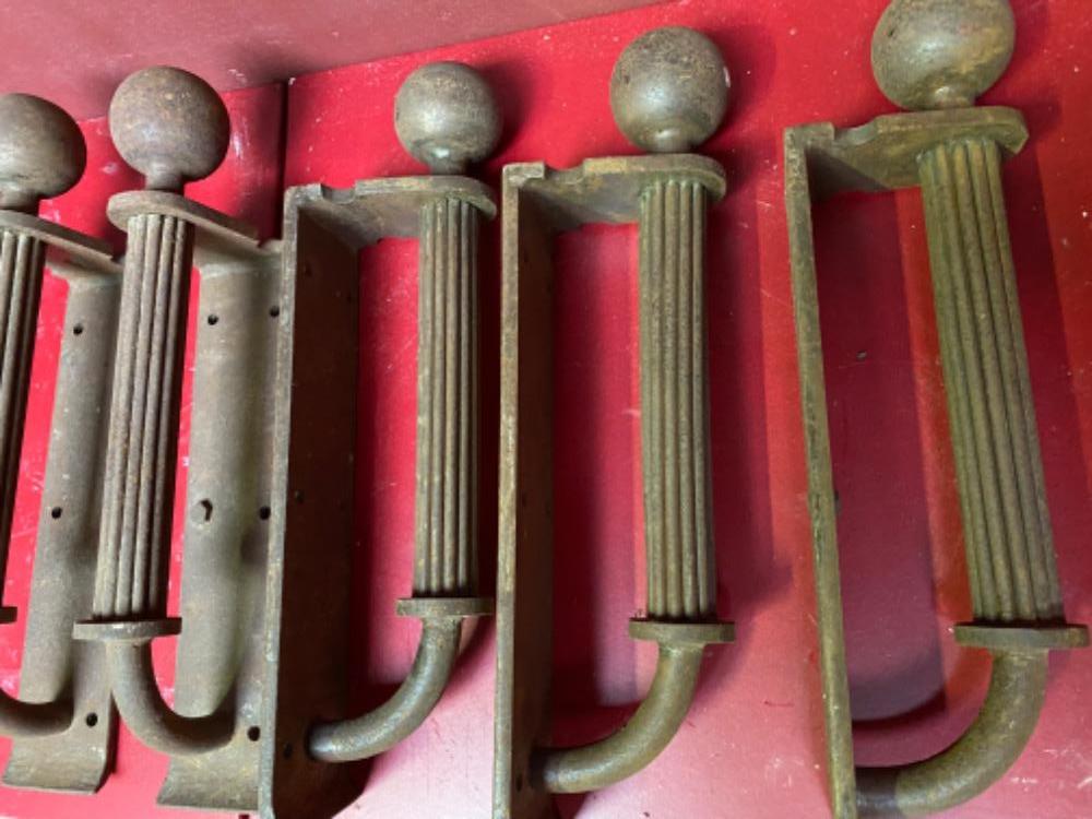 3 art - deco Church Door Handle