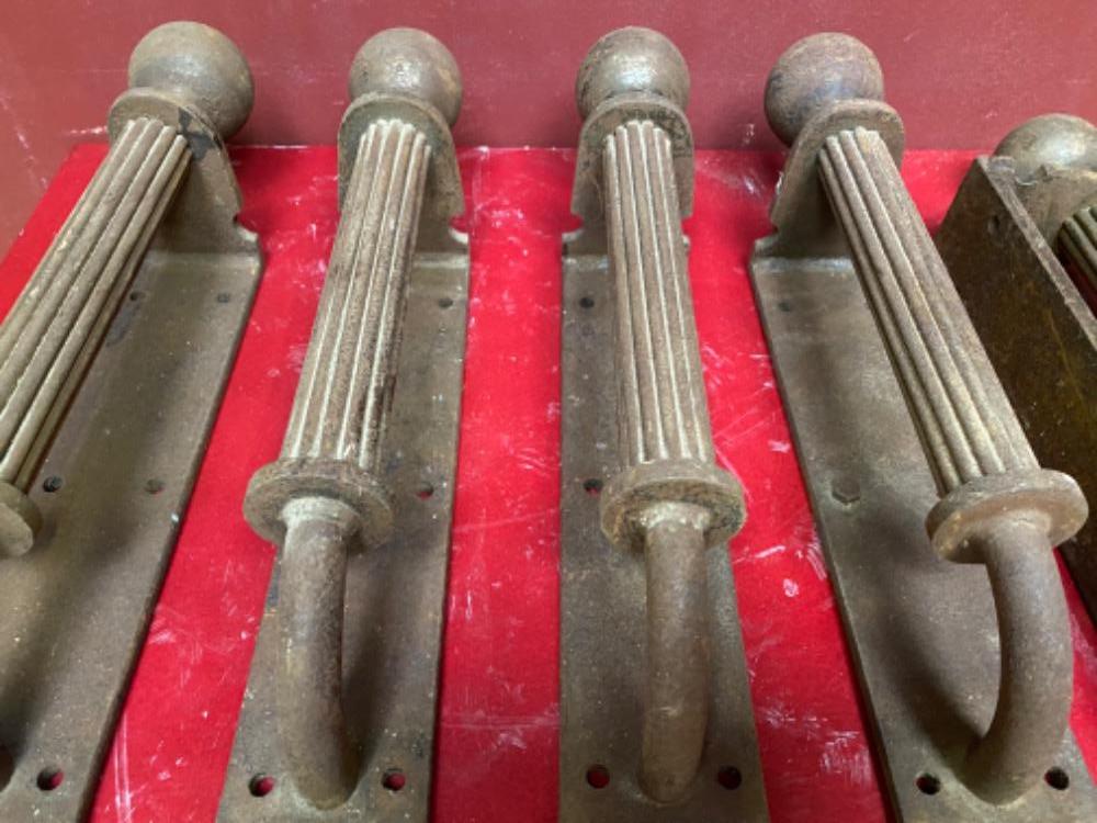 3 art - deco Church Door Handle