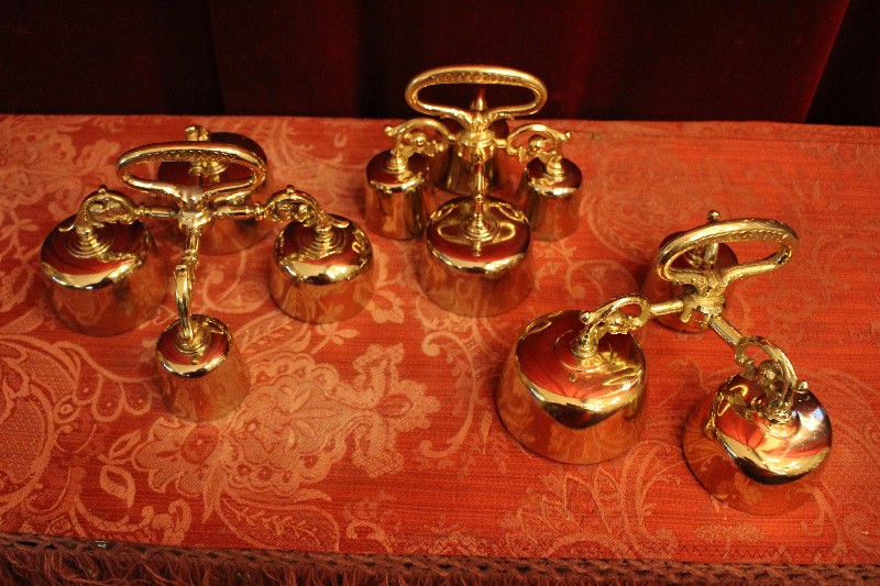 3 Baroque Altar - Bells For Sale Seperately.