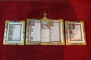 Canon Boards Measurements : 1 X 33 X 27 Cm 2 X 26 X 19 Cm. en Brass / Bronze, Belgium 19th century