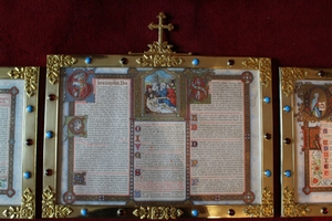 Canon Boards Measurements : 1 X 33 X 27 Cm 2 X 26 X 19 Cm. en Brass / Bronze, Belgium 19th century