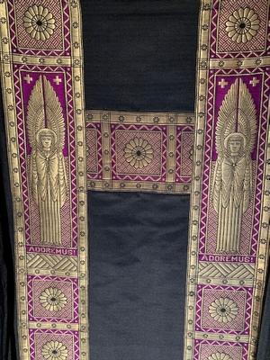 Funeral  Mass Set en Fabrics, Belgium 19th century