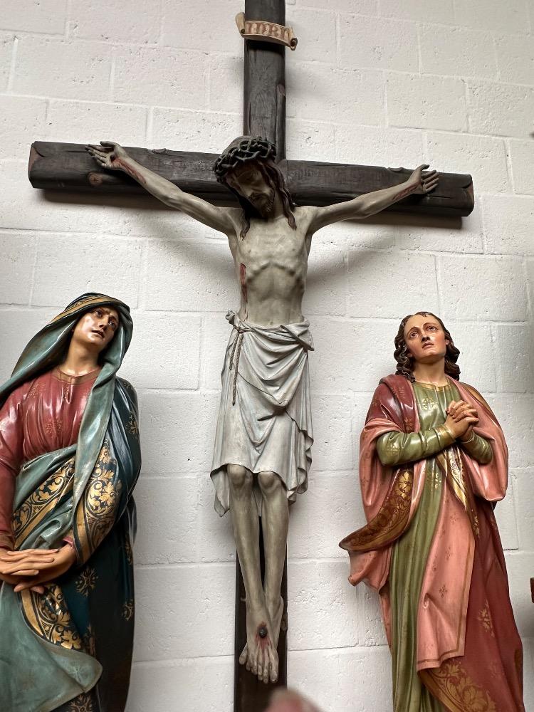 3 Gothic - Style  Calvary Scene Corpus Christi St. Mary & St. John