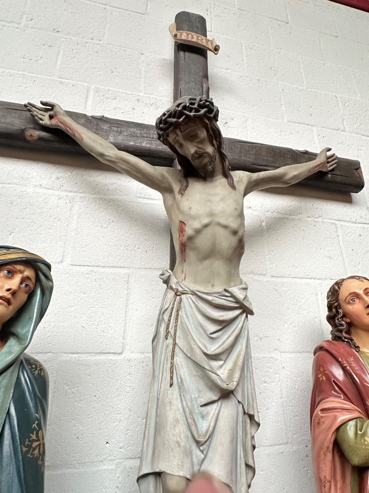 3 Gothic - Style  Calvary Scene Corpus Christi St. Mary & St. John