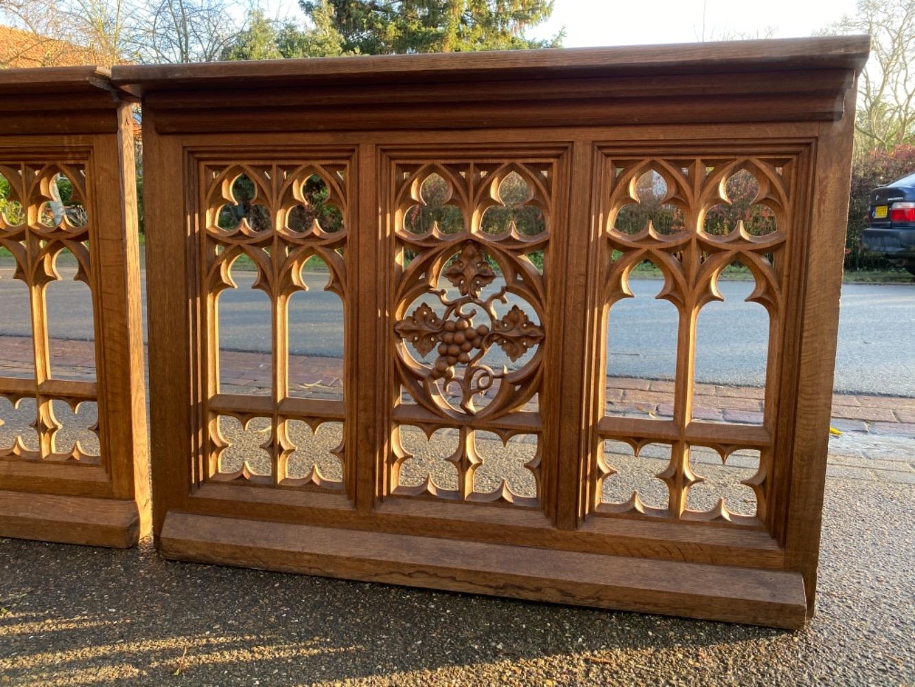 3 Gothic - Style Communion Rails