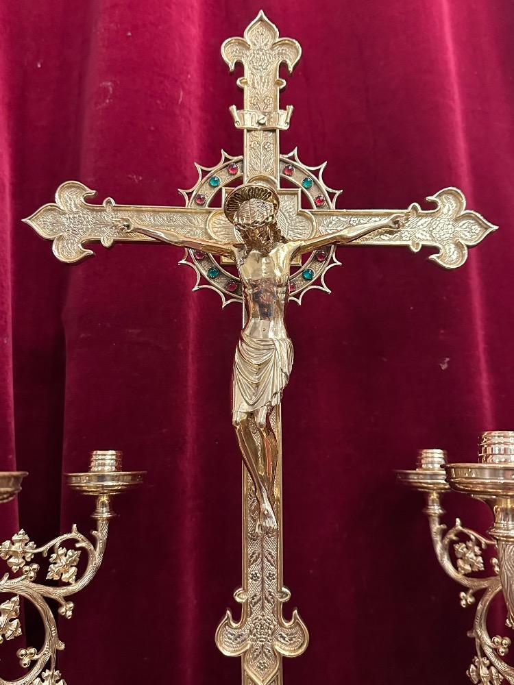 3 Gothic - Style Exceptional Altar - Set