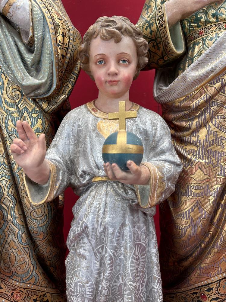 3 Gothic - Style Holy Family Statue