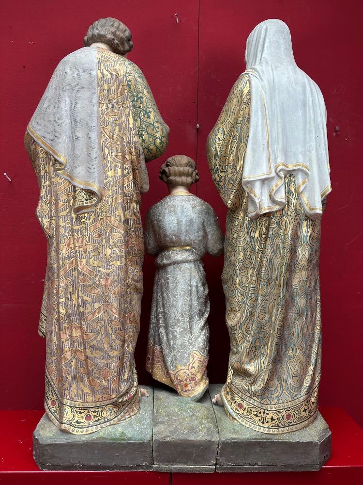 3 Gothic - Style Holy Family Statue