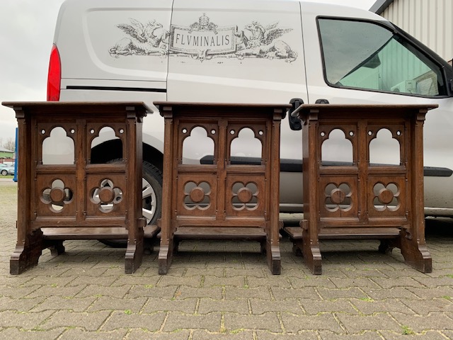 3 Gothic - style Matching Kneelers