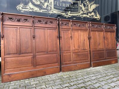 Panneling en Walnut wood , France 19 th century