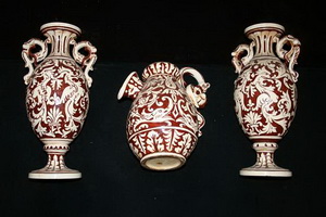 Vases en Ceramic, England 19 th century