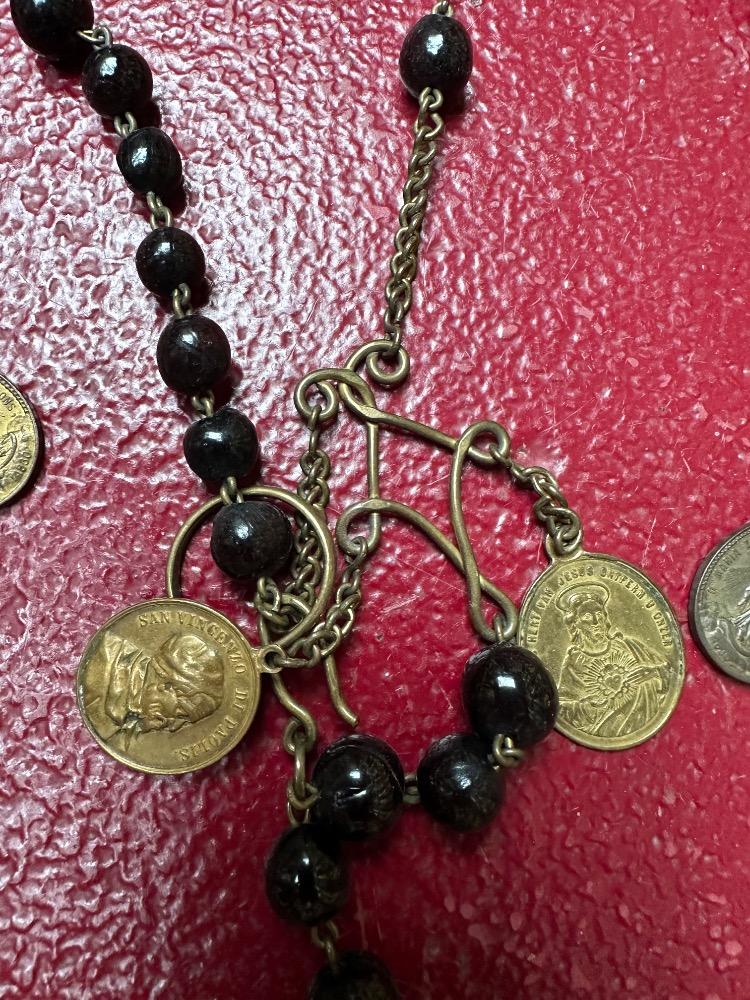 30 Classicistic Multiple Lot Of Large Rozaries From Sisters  - Monastery Medallions & Applications