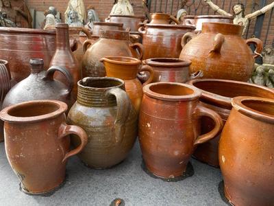 Collection Jars en Terra - Cotta , Belgium 19th century