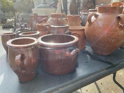 Collection Jars en Terra - Cotta , Belgium 19th century