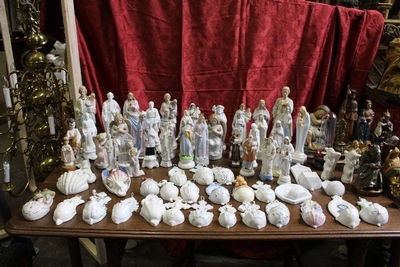 Exceptional And Spectaculair Formerly Private Collection  en Porcelain, Belgium 19th century