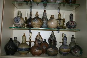 Holy Water Jars en TERRA COTTA, Dutch 20th century