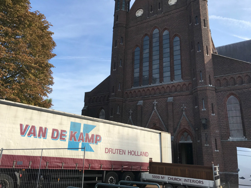34 Gothic - style Loading 34 Pews Form Holy Heart Church Boxtel Netherlands September 2017
