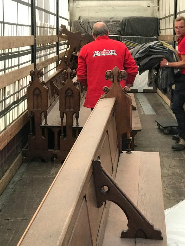 34 Gothic - style Loading 34 Pews Form Holy Heart Church Boxtel Netherlands September 2017