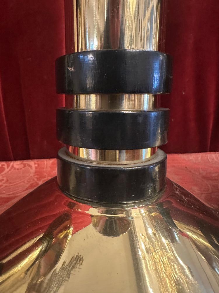 4 art - deco Matching Candle Holders Height Without Pin.