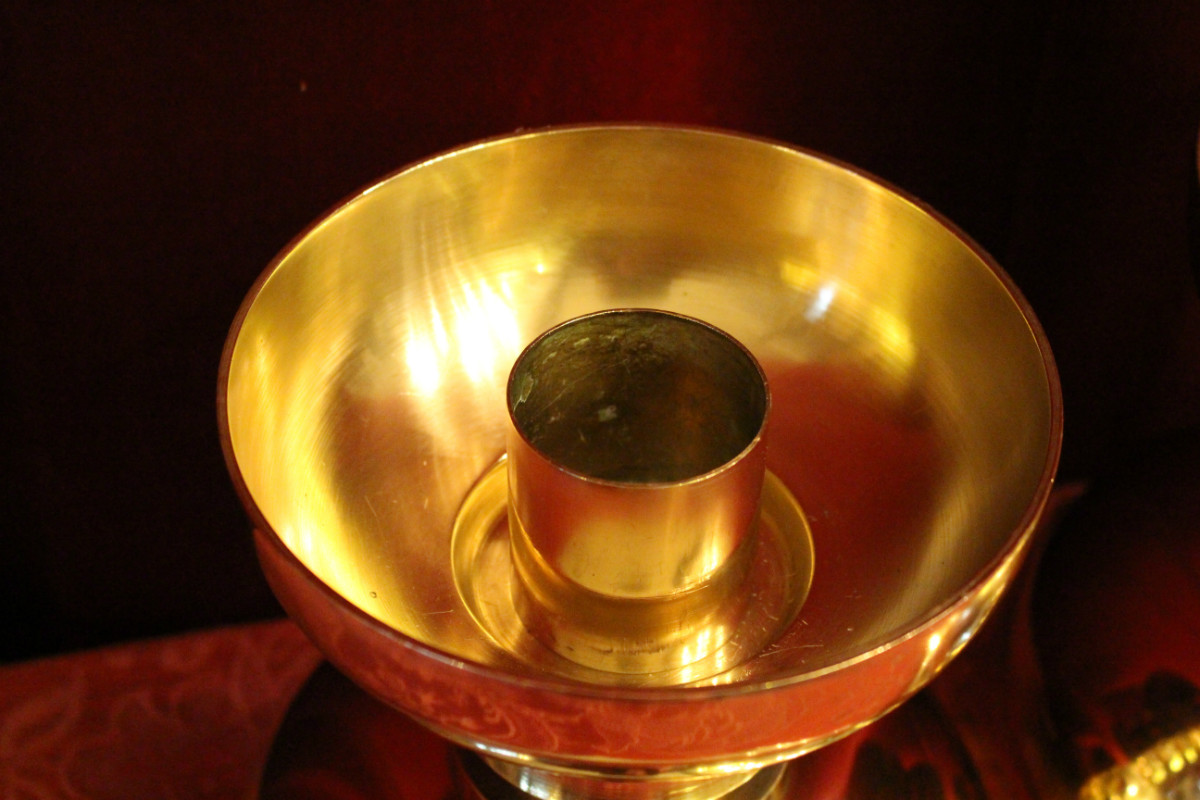 4 ART - DECO Matching Candle Sticks