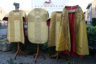 Cloth Of Gold High Mass Set style Baroque Belgium 19 th century