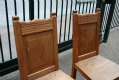 Chairs en WOOD OAK, 19th century