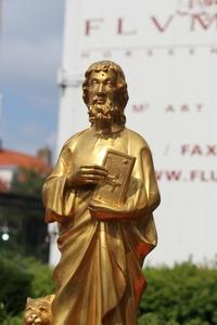 Evangelists style Gothic - style en Bronze - Gilt, France 19th century