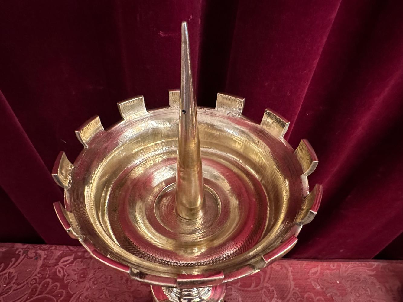 4 Gothic - Style Matching Candle Sticks Height Without Pin.
