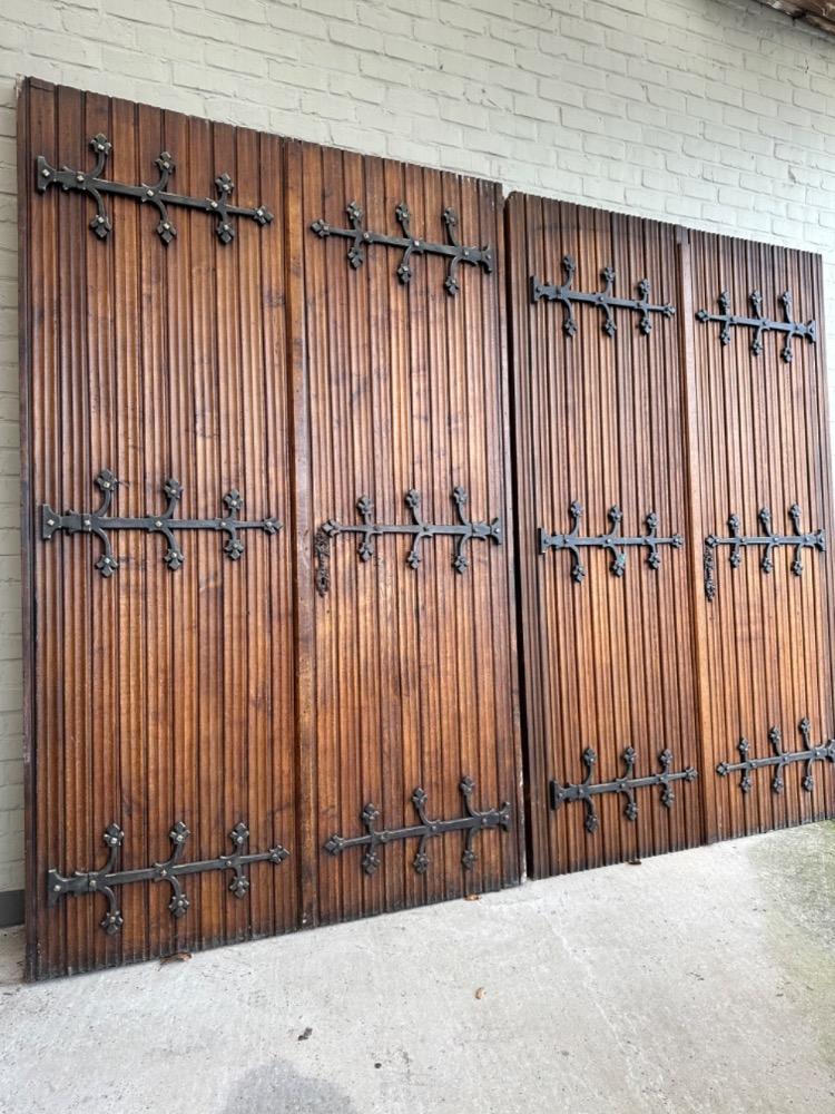 4 Gothic - Style Sets Of Double Doors