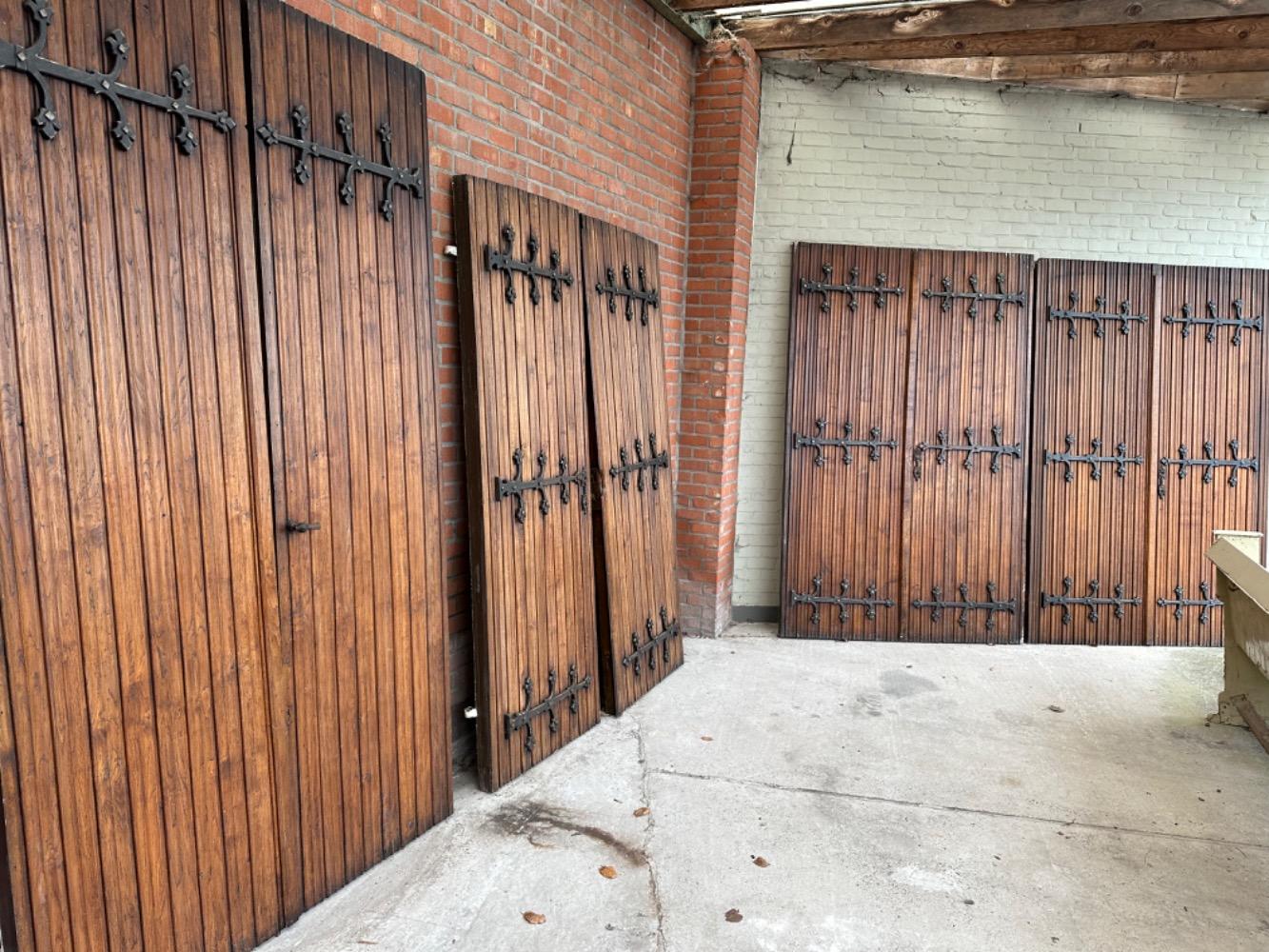 4 Gothic - Style Sets Of Double Doors