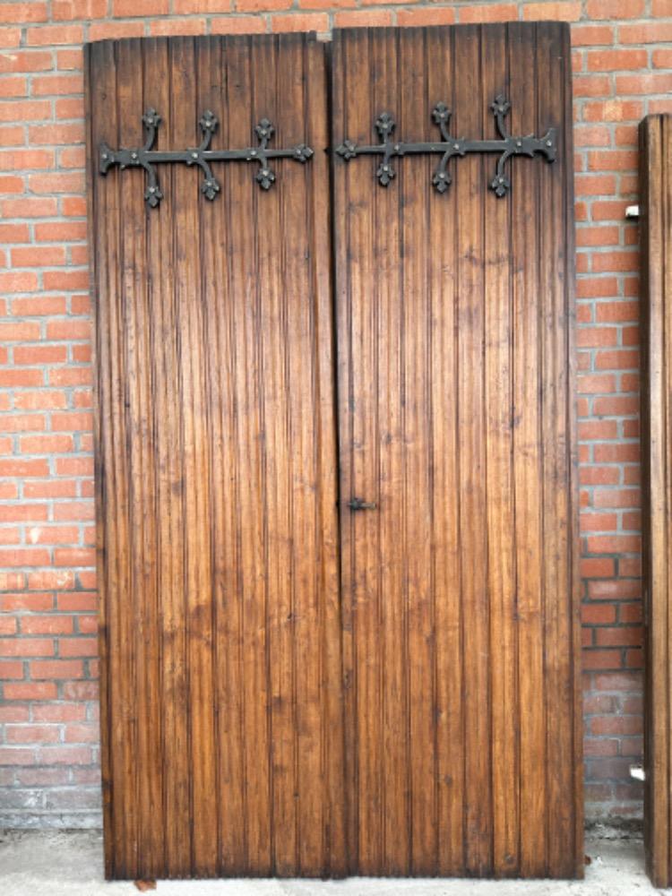 4 Gothic - Style Sets Of Double Doors